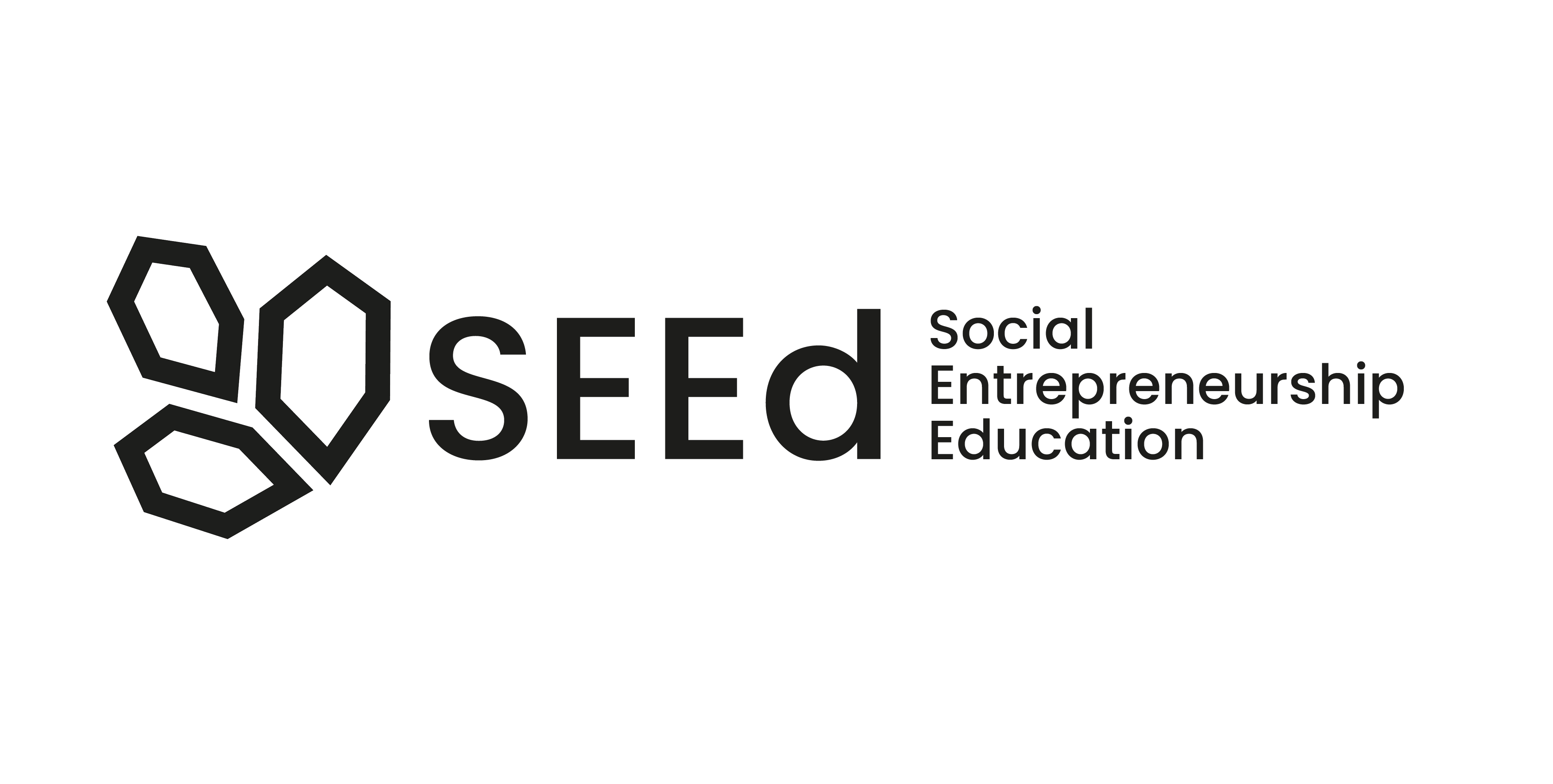 SEEd Logo Wort-Bildmarke lang schwarz